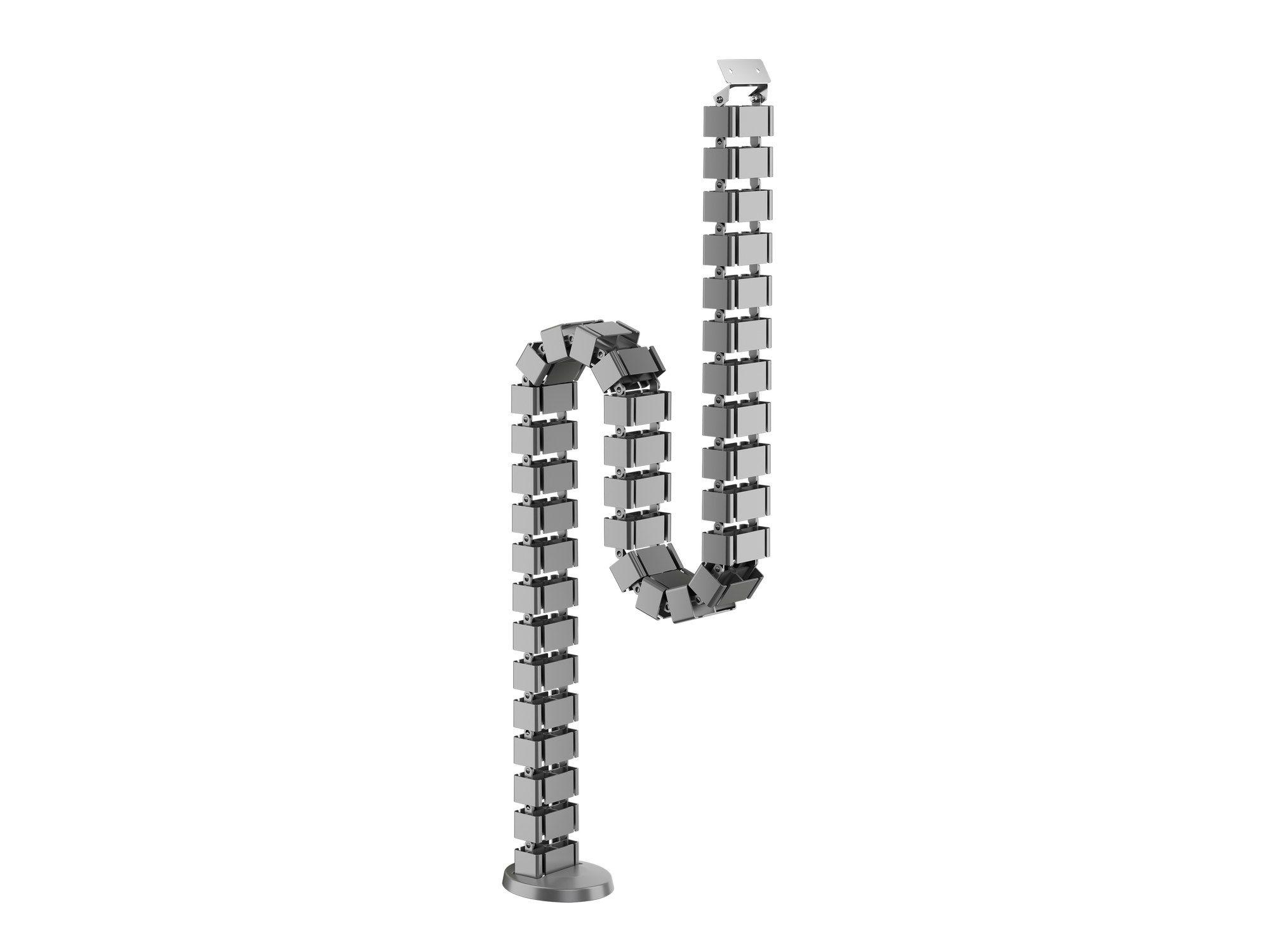 Organizador de Cabos EQUIP 650860 (Sintéticos ABS, Alumínio - Cinzento)