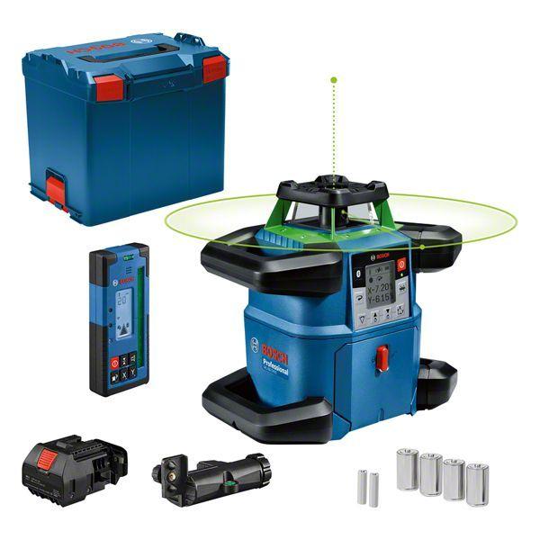 Nível Laser Rotativo BOSCH GRL 650 CVHG (18 V - Bateria - Ião-lítio - Azul), miniatura 2