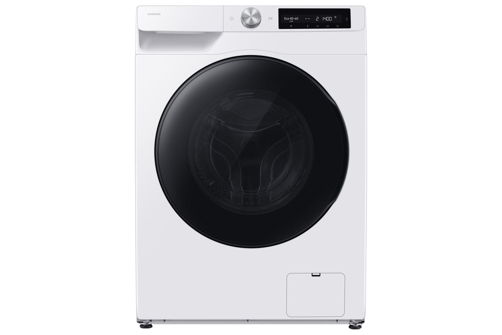 Máquina de Lavar e Secar Roupa Independente SAMSUNG WD90HG6U94BEU3 (B - 9 kg - 6 kg - Branco)
