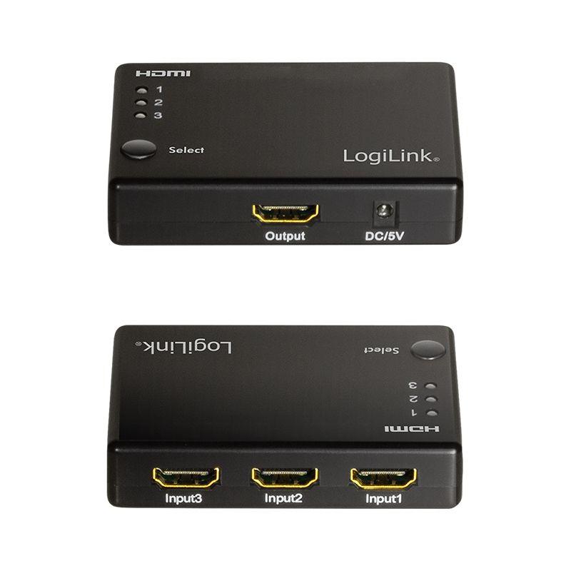 Comutador HDMI LOGILINK HD0042 (60 Hz - Preto), miniatura 7