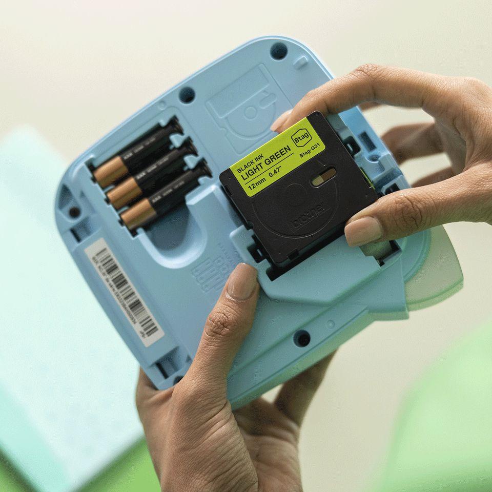 Impressora de Etiquetas BROTHER PT-N25BT (Sem fios - Android, iOS - Azul e Branco) — miniatura 3
