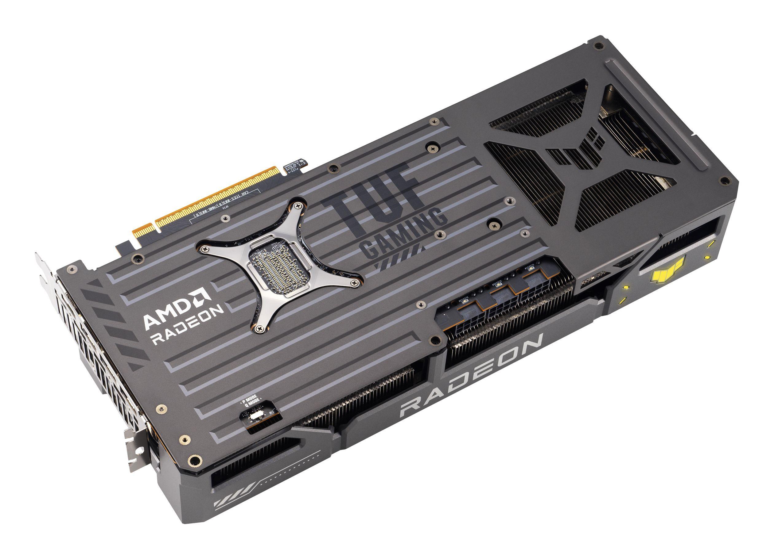 Placa Gráfica ASUS TUF Gaming Radeon RX 9070 XT OC (Radeon RX 9070 XT - 20 Gbit/s - 16 GB - Preto e Prateado), miniatura 9