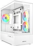 Caixa PC SHARKOON MK6 RGB (Micro ATX, Mini-ITX - Midi Tower - Multi - Preto)