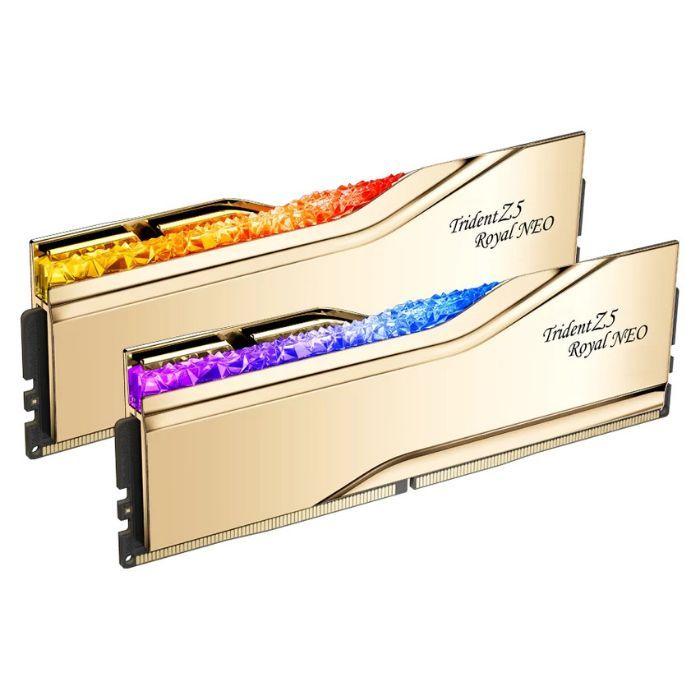 Memória RAM G.SKILL Trident Z5 Neo Royal RGB Gold (8000 MHz - 32 GB - DIMM), miniatura 2