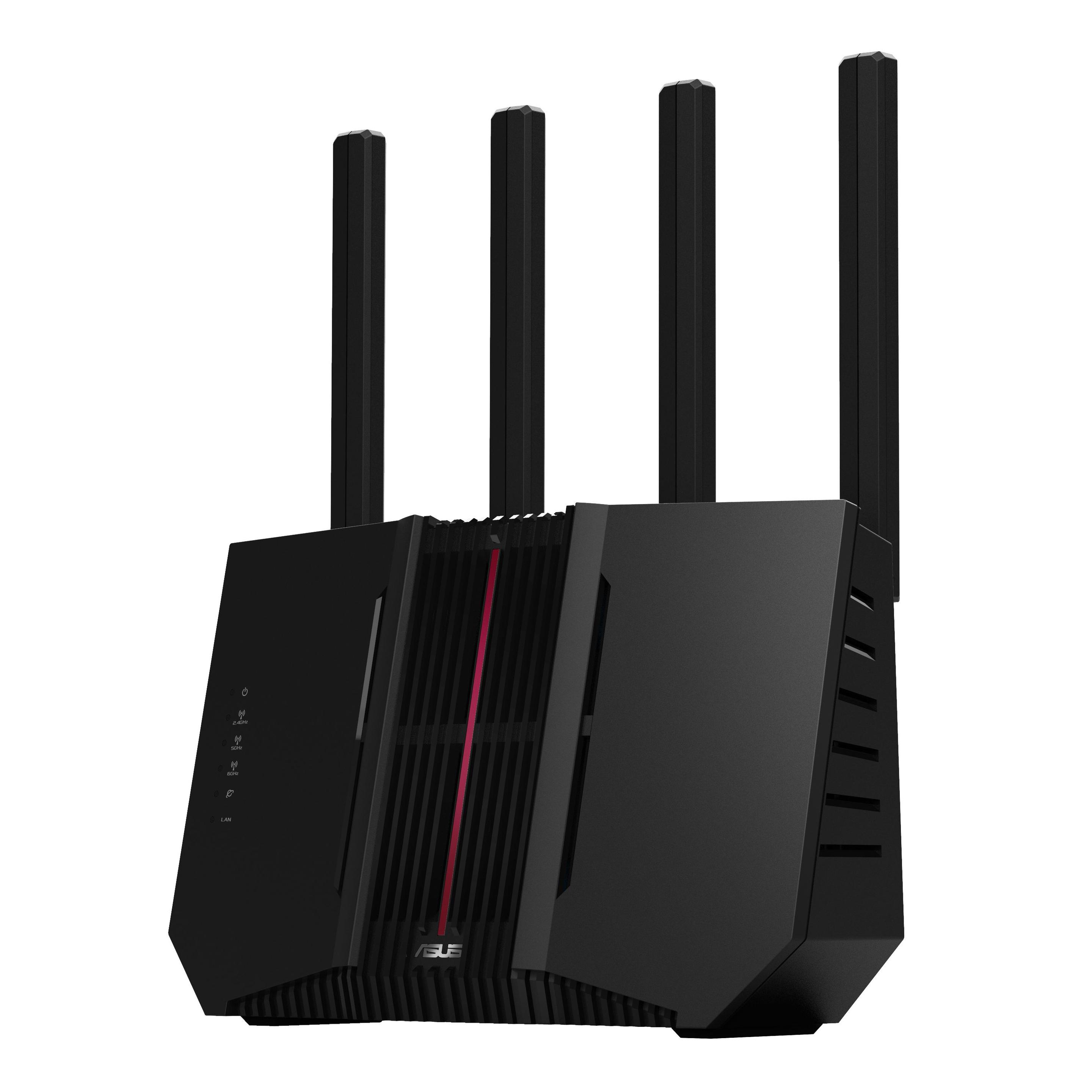 Router ASUS RT-BE92U (Wi-Fi 7 - 5764 Mbit/s - Tri-band - Preto), miniatura 2