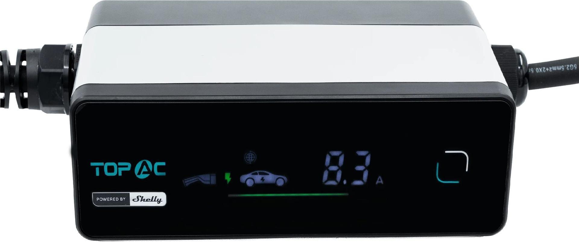 Carregador Portátil para Veículo Elétrico SHELLY TopAC EVE01-11R (11 kW - Preto)