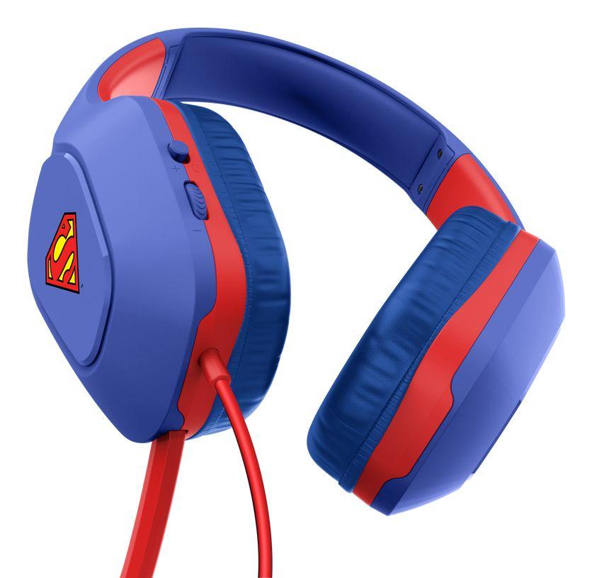 Headset Gaming TRUST GXT 416SM Zirox Superman (Binaural - Com fios - Circum-aural - Azul e Vermelho), miniatura 3