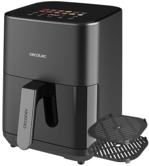 Fritadeira a Ar Independente CECOTEC Cecofry&Grill Duoheat 4000 (1900 W - 200 °C - 40 °C - Preto), miniatura 4