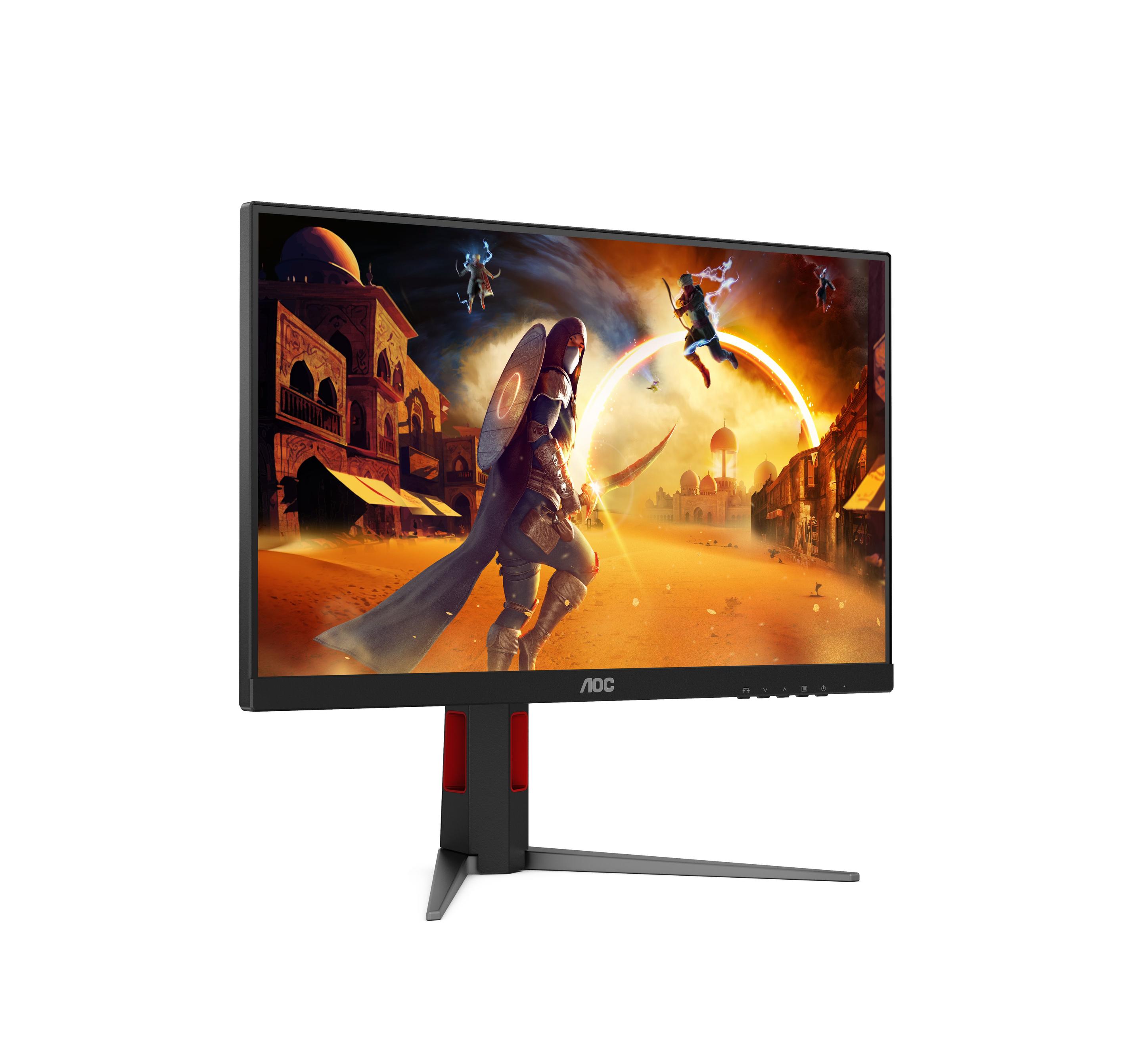 Monitor AOC 24G4HA (23,8" - Fast IPS - 200 Hz - Preto e Vermelho) — miniatura 6