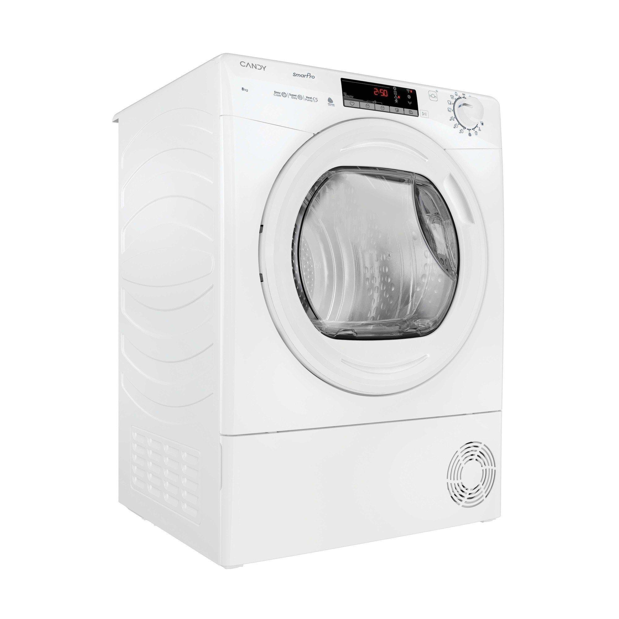Máquina de Secar Roupa Independente CANDY CROEH8N2TES (8 kg - Bomba de calor - Altura 85 cm - Branco) — miniatura 4