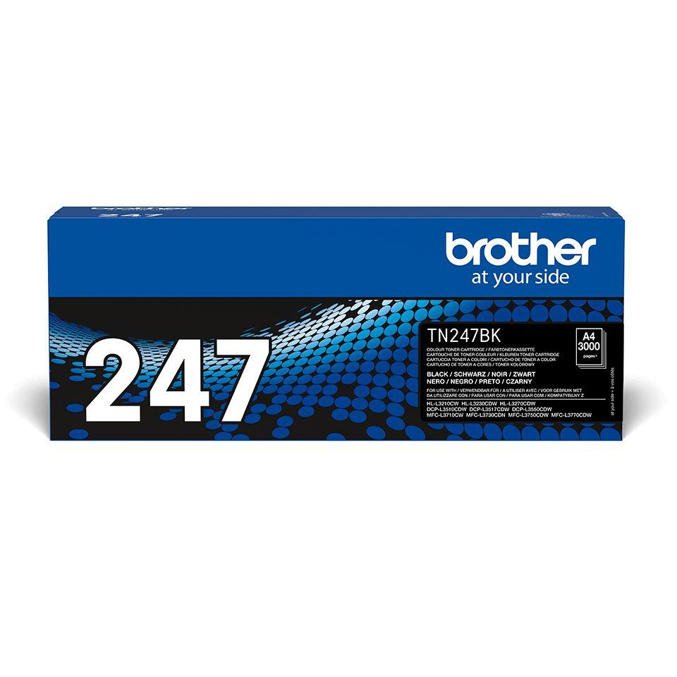 Toner BROTHER TN-247BK (3000 páginas - Preto)