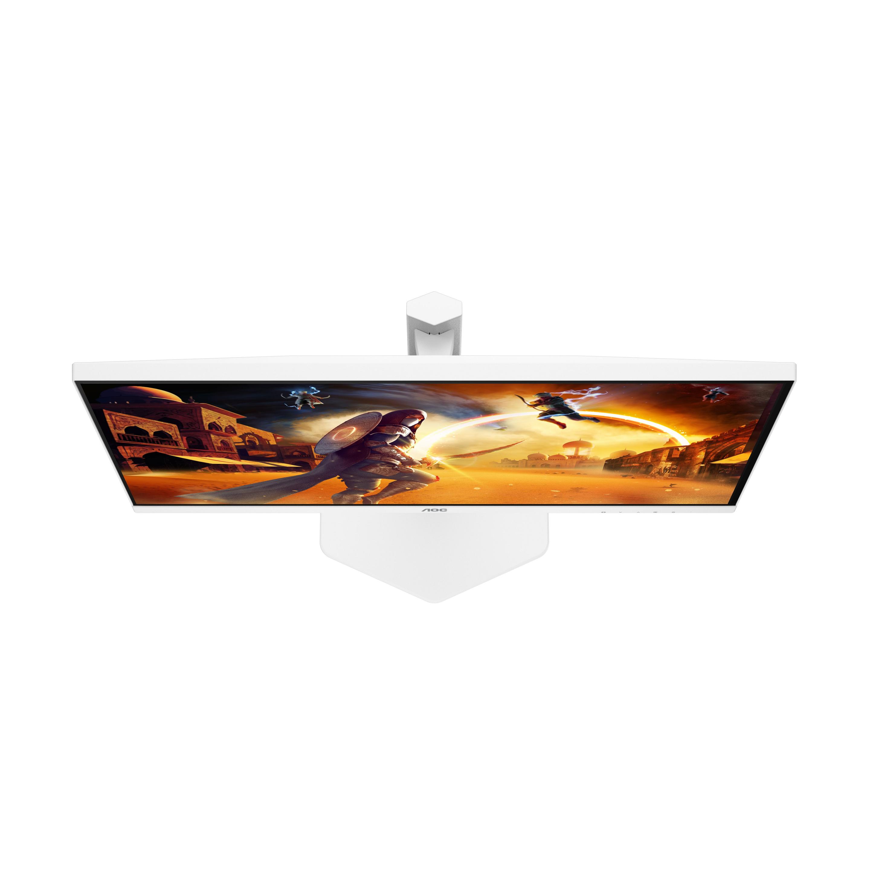 Monitor AOC U27G4R (27" - Fast IPS - 160 Hz - Preto e Vermelho) — miniatura 3