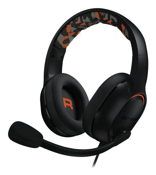 Headset Gaming COUGAR Dive (Auscultadores - Com fios - 5 cm - Preto)