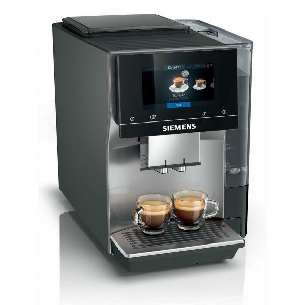 Máquina de Café Automática SIEMENS TP715D01 / EQ.700 classic (Grãos de café - 1500 W - 19 bar - Cinzento)
