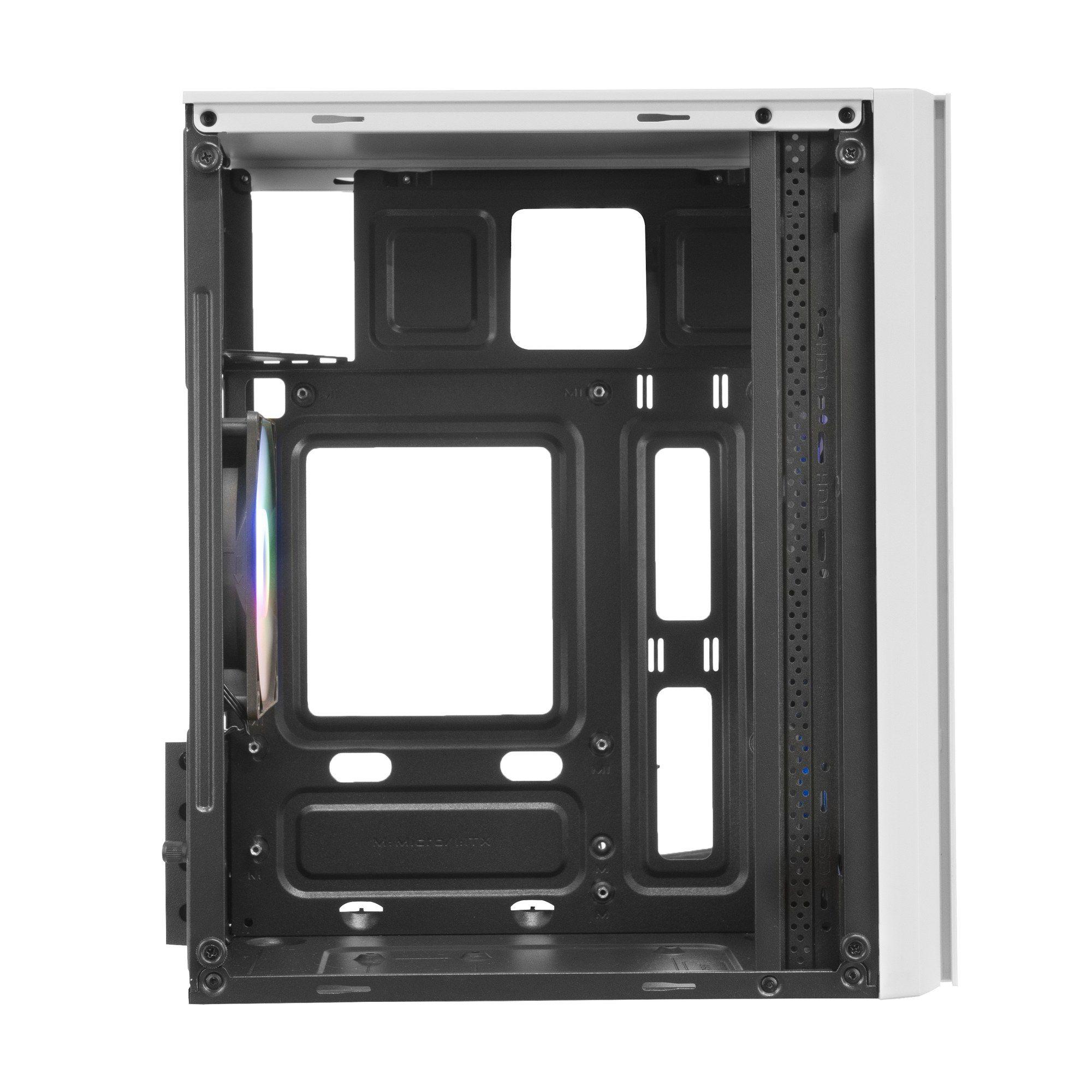 Caixa PC MARS GAMING MC300W (Micro ATX, Mini-ITX - 2,5" - RGB - Branco) — miniatura 6