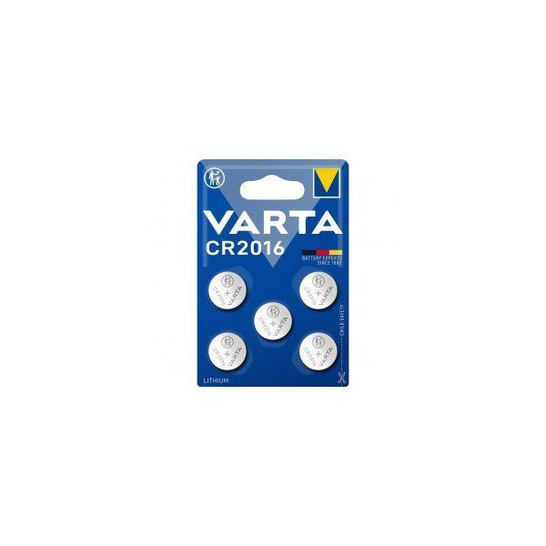 Pilha de Botão de Lítio VARTA CR2016 (3 V - 5 Unidades), miniatura 2