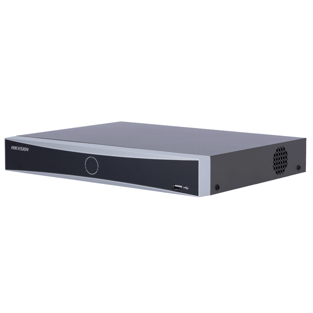 Gravador NVR HIKVISION DS-7604NXI-K1/4P(D) (4 canais - PoE 50 W - 4K - Preto)