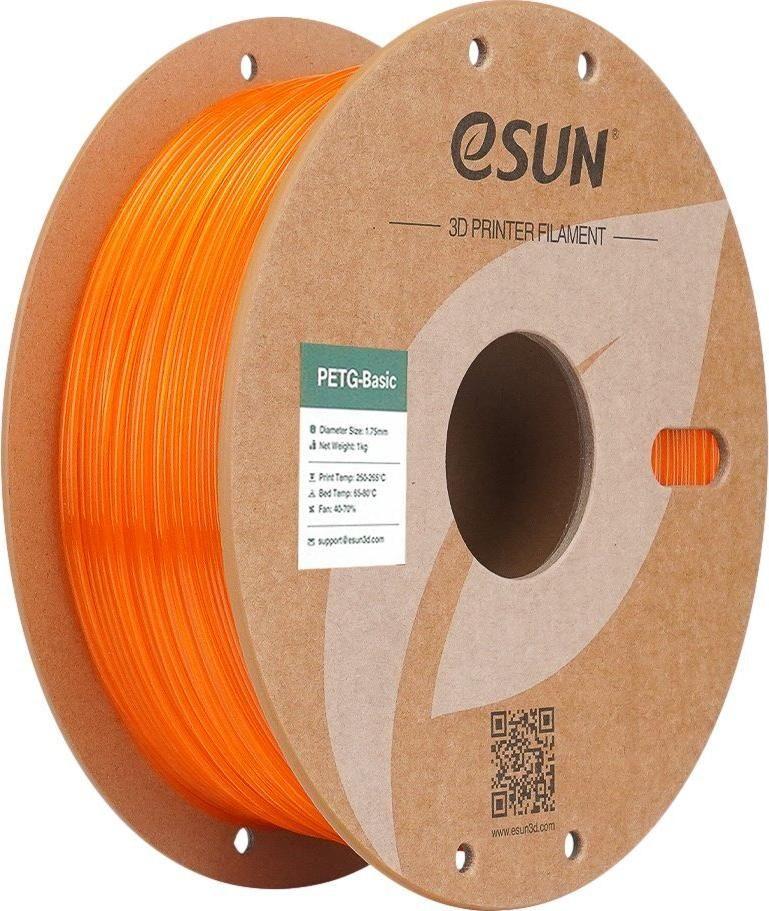 Filamento para Impressão 3D eSUN PETG Basic (Laranja Translúcido)