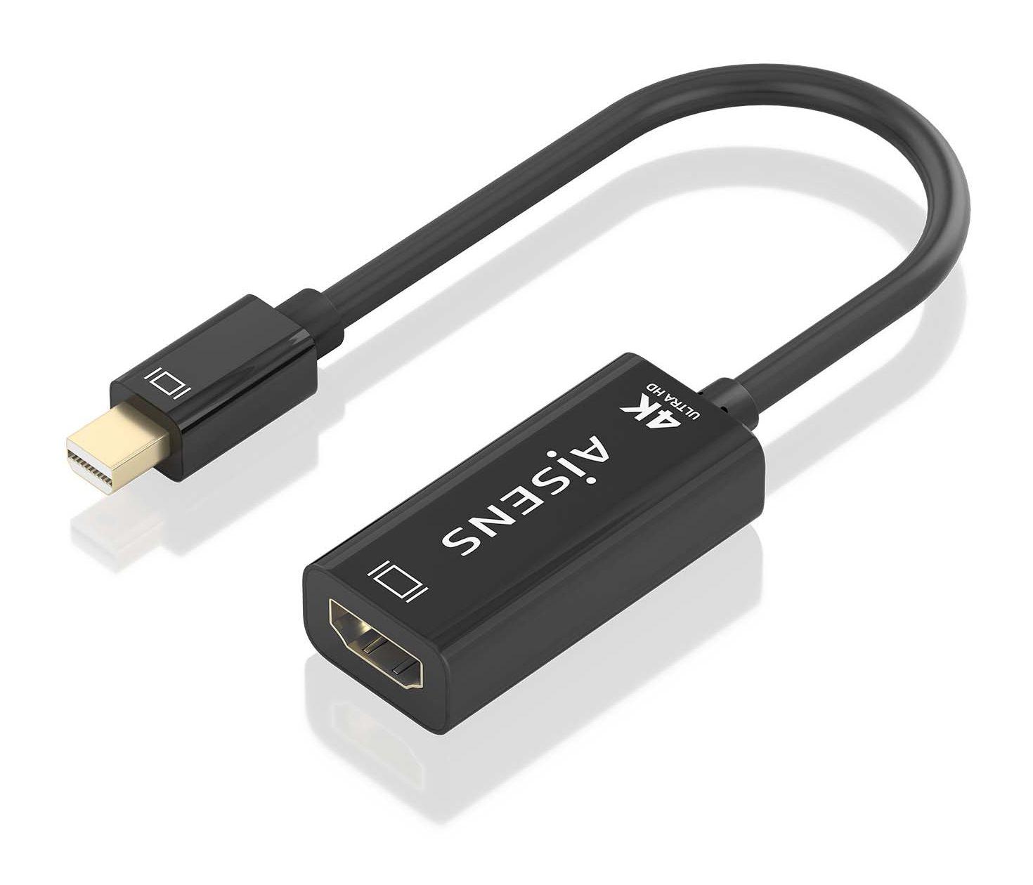 Conversor AISENS A125-0904 (0,15 m - HDMI Type A - Mini DisplayPort - Preto) — miniatura 2