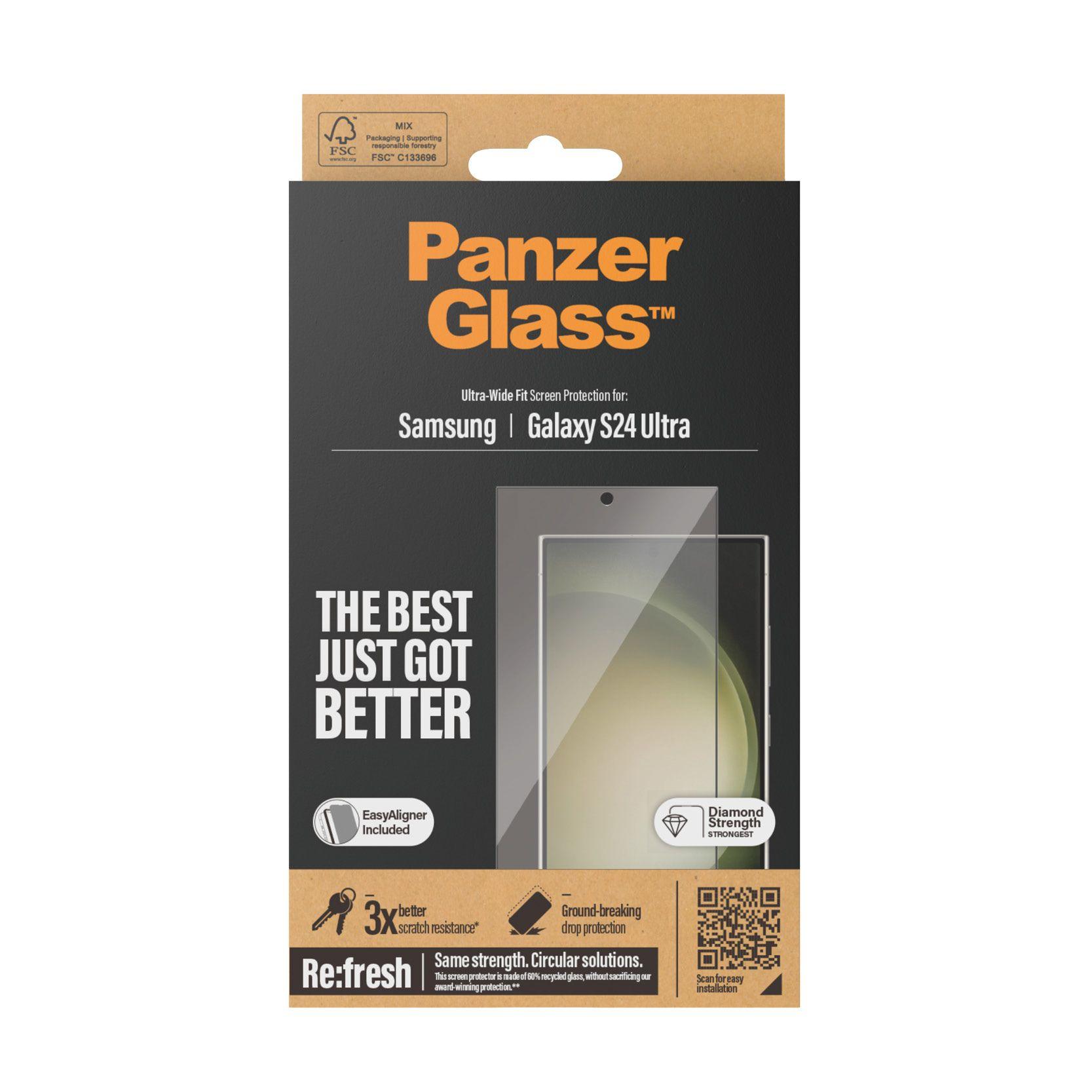 Película de Proteção de Ecrã PANZERGLASS Samsung Galaxy S24 Ultra (Samsung Galaxy S24 Ultra - Samsung - Transparente), miniatura 3