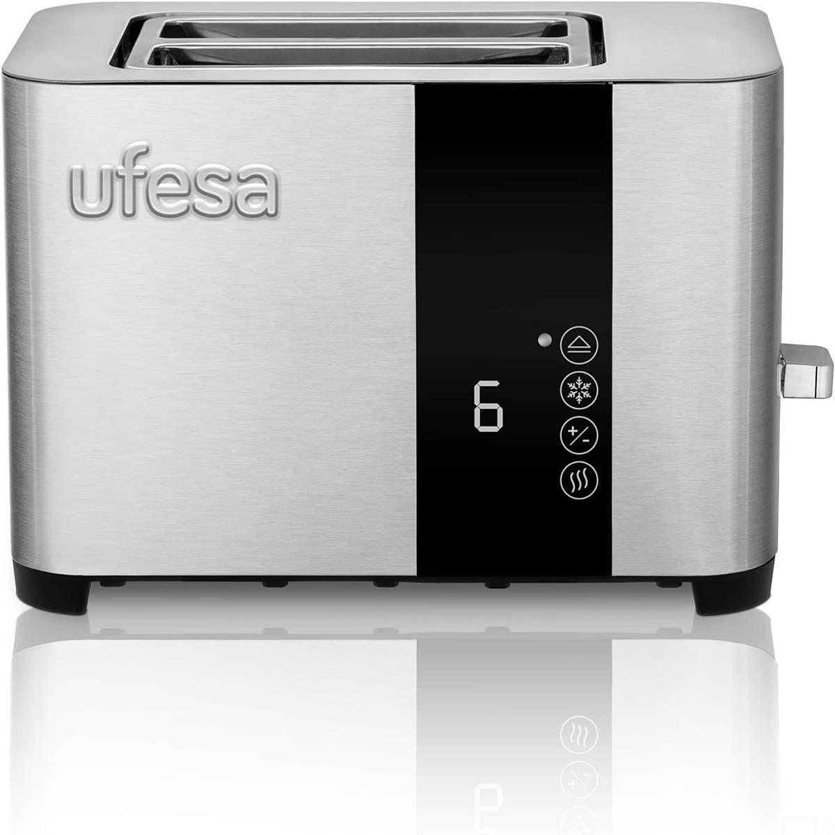 Torradeira UFESA Duo Delux (850 W - 2 fatias - 2 ranhuras longas - Preto e Inox), miniatura 2