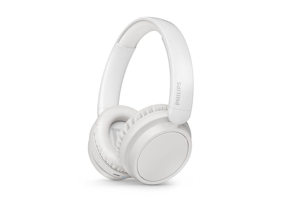 Auscultadores PHILIPS TAH5209WT/00 (Binaural - Sem fios - Supra-aural - Branco)