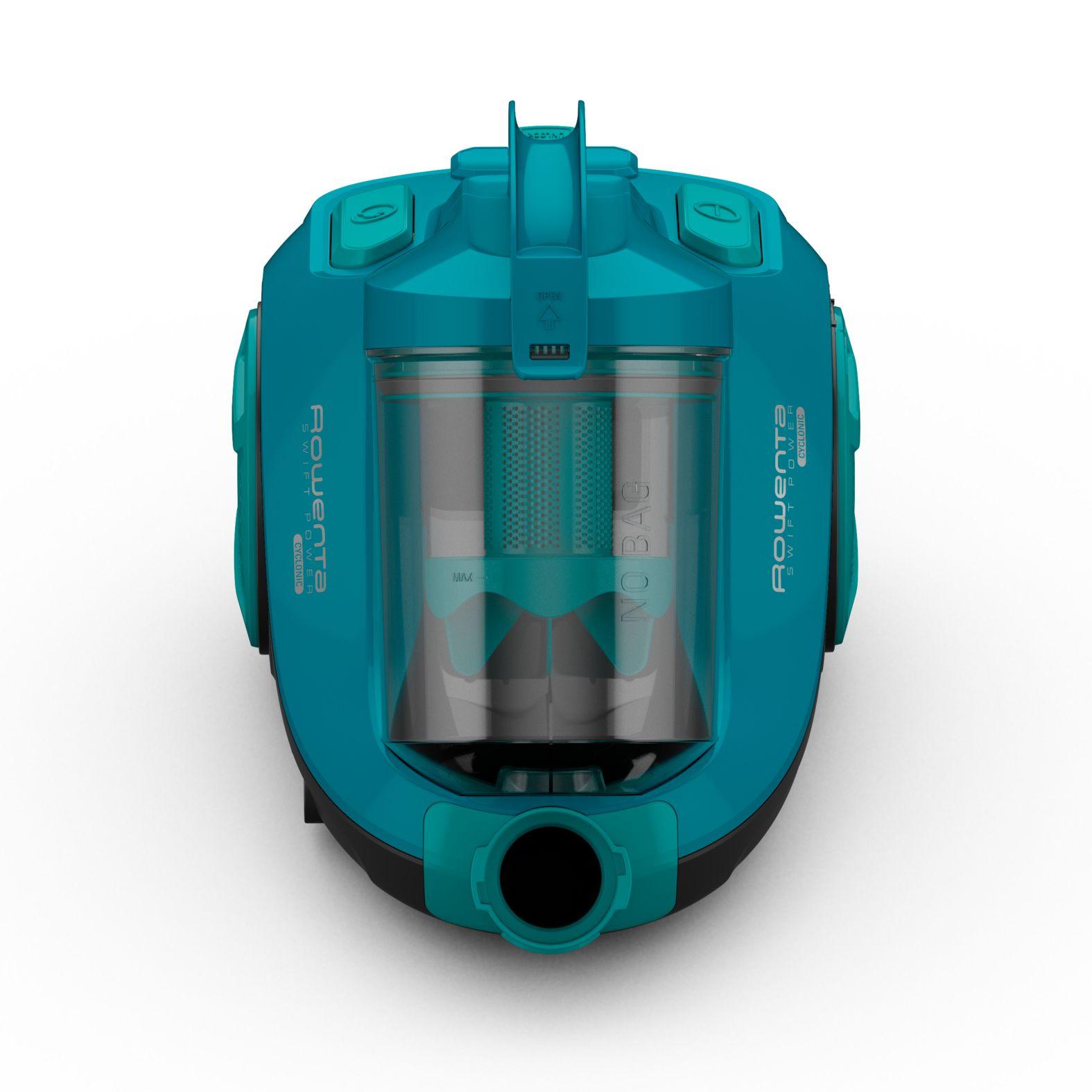 Aspirador Sem Saco ROWENTA Swift Power Cyclonic RO2932EA (Altura 30,4 cm - 21 kPa - 1,2 l - Turquesa) — miniatura 2