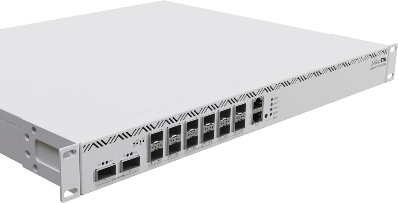 Router MIKROTIK CCR2216-1G-12XS-2XQ (Gigabit Ethernet - Prateado)