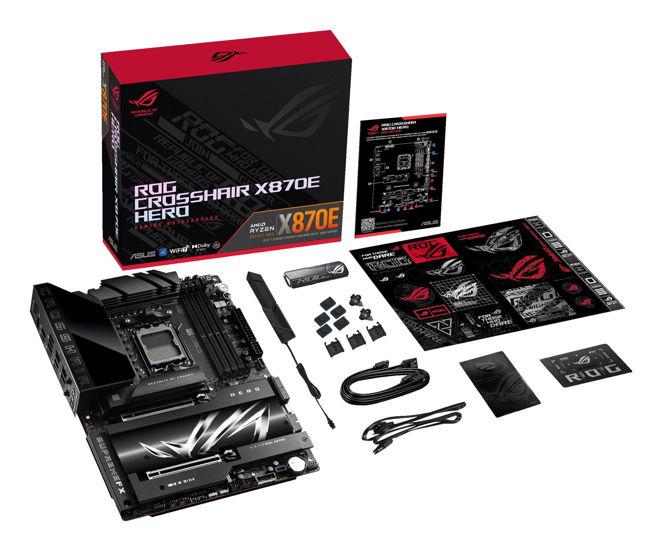 Motherboard ASUS ROG Crosshair X870E Hero (AM5 - ATX - PC), miniatura 14