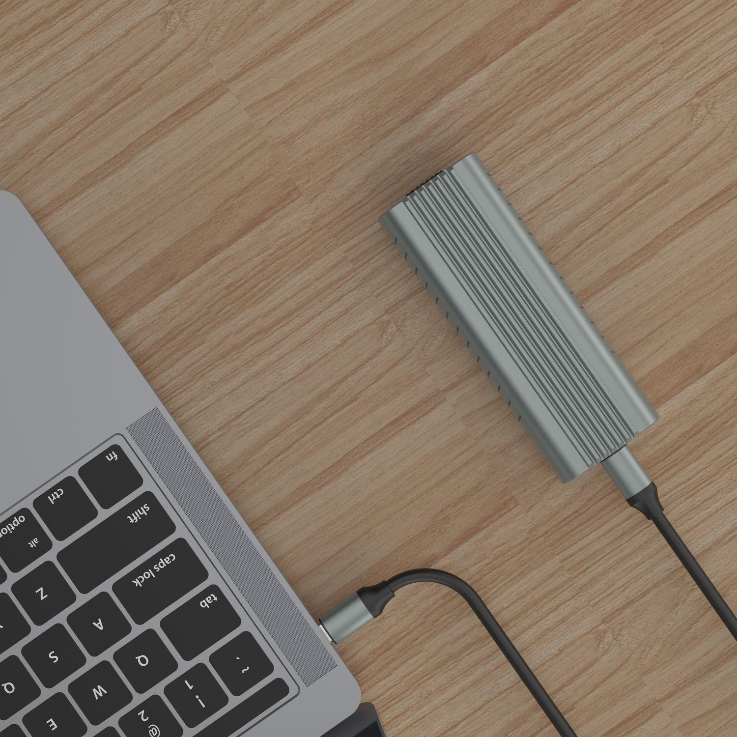 Caixa Externa para SSD EWENT EW7025 (4 TB - M.2 - M.2 NVMe - Cinzento) — miniatura 5