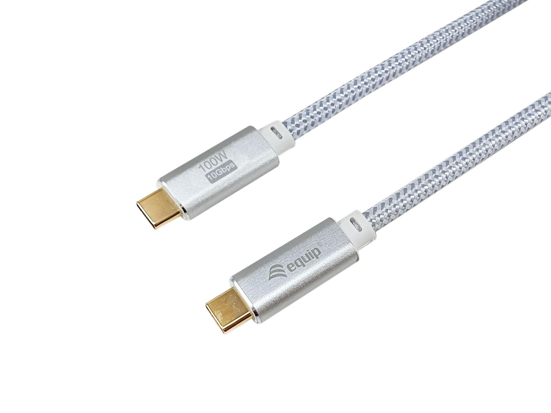 Cabo USB-C EQUIP 128360 (3 m - USB C - Branco) — miniatura 2