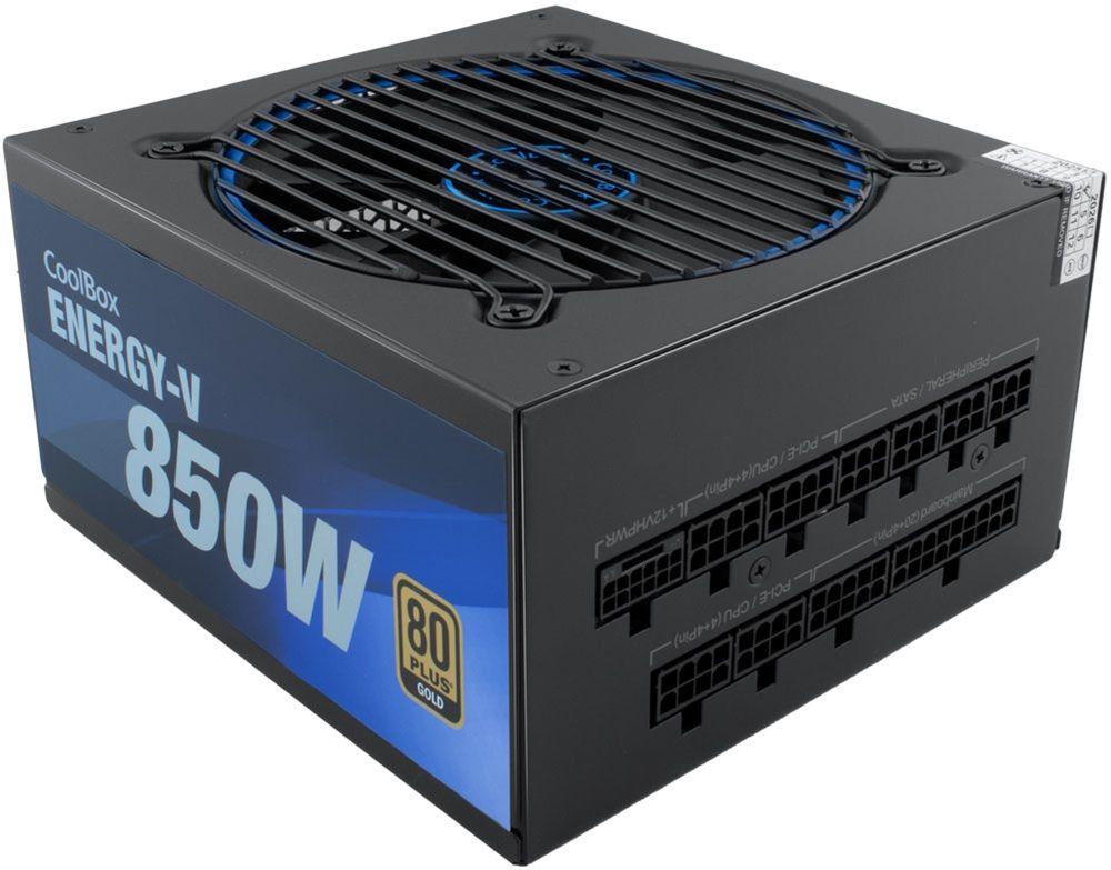 Fonte de Alimentação COOLBOX Energy-V DG-PWS850-MGL5 (ATX - 850 W - 80 PLUS Gold - Preto)
