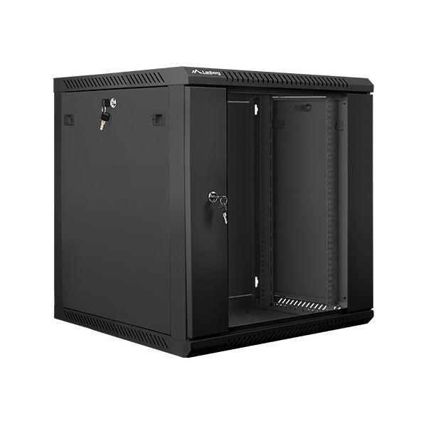 Armário Rack Mural LANBERG WF01-6612-00B (19" - 12U - 600x600 mm - Preto), miniatura 2