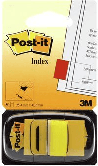 Marcadores de Índice 3M Post-it Index 7100102671 (Amarelo)