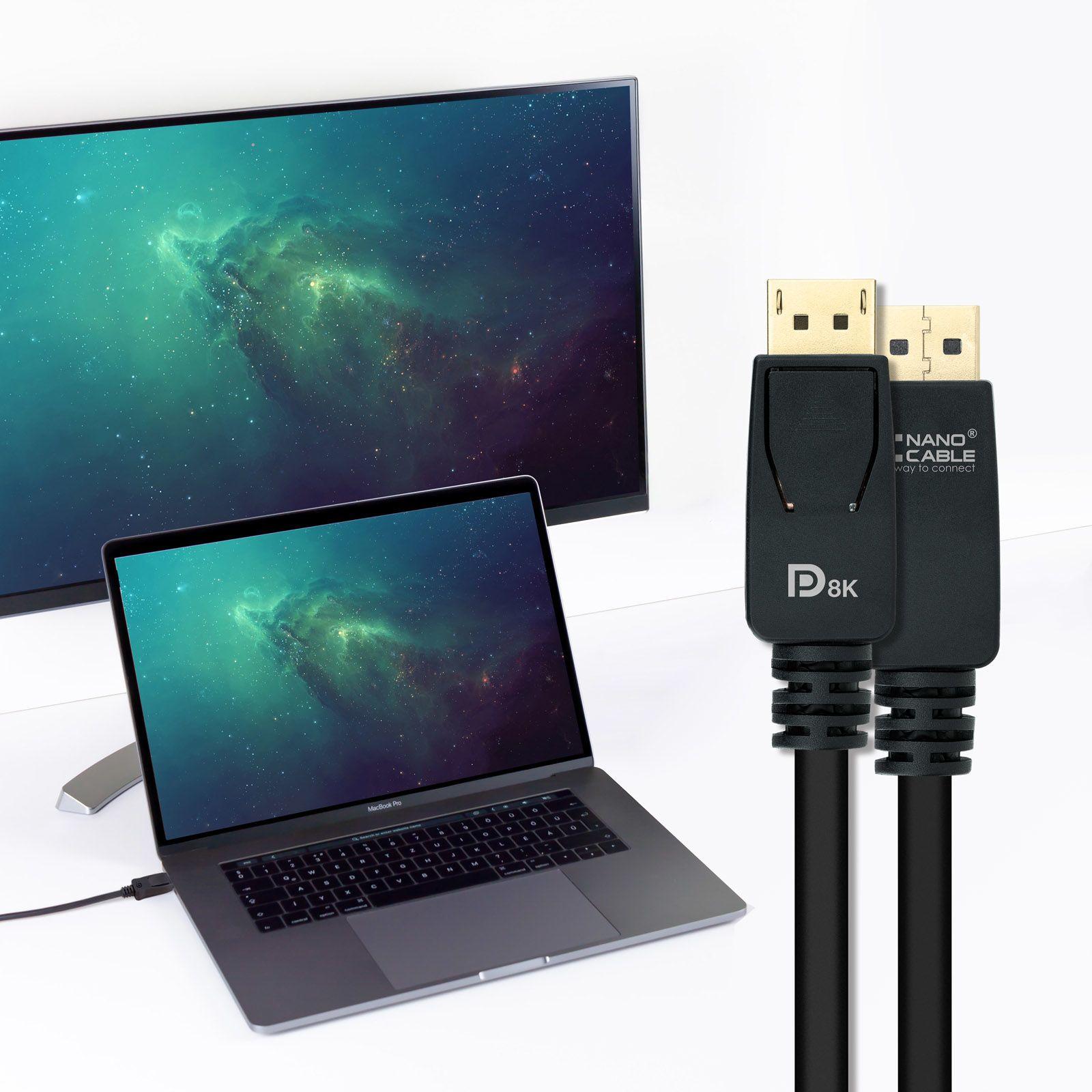 Cabo DisplayPort NANOCABLE 10.15.2503 (3 m - Preto) — miniatura 7