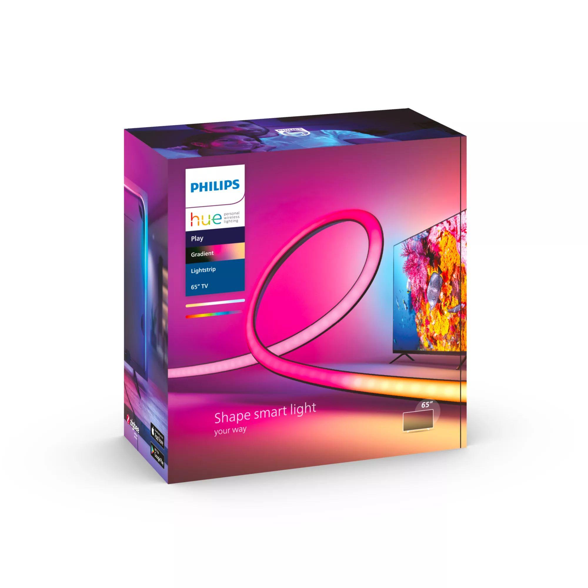 Fita LED Inteligente para TV PHILIPS HUE Play Gradient Lightstrip 929002422801 (Silicone - Preto), miniatura 7