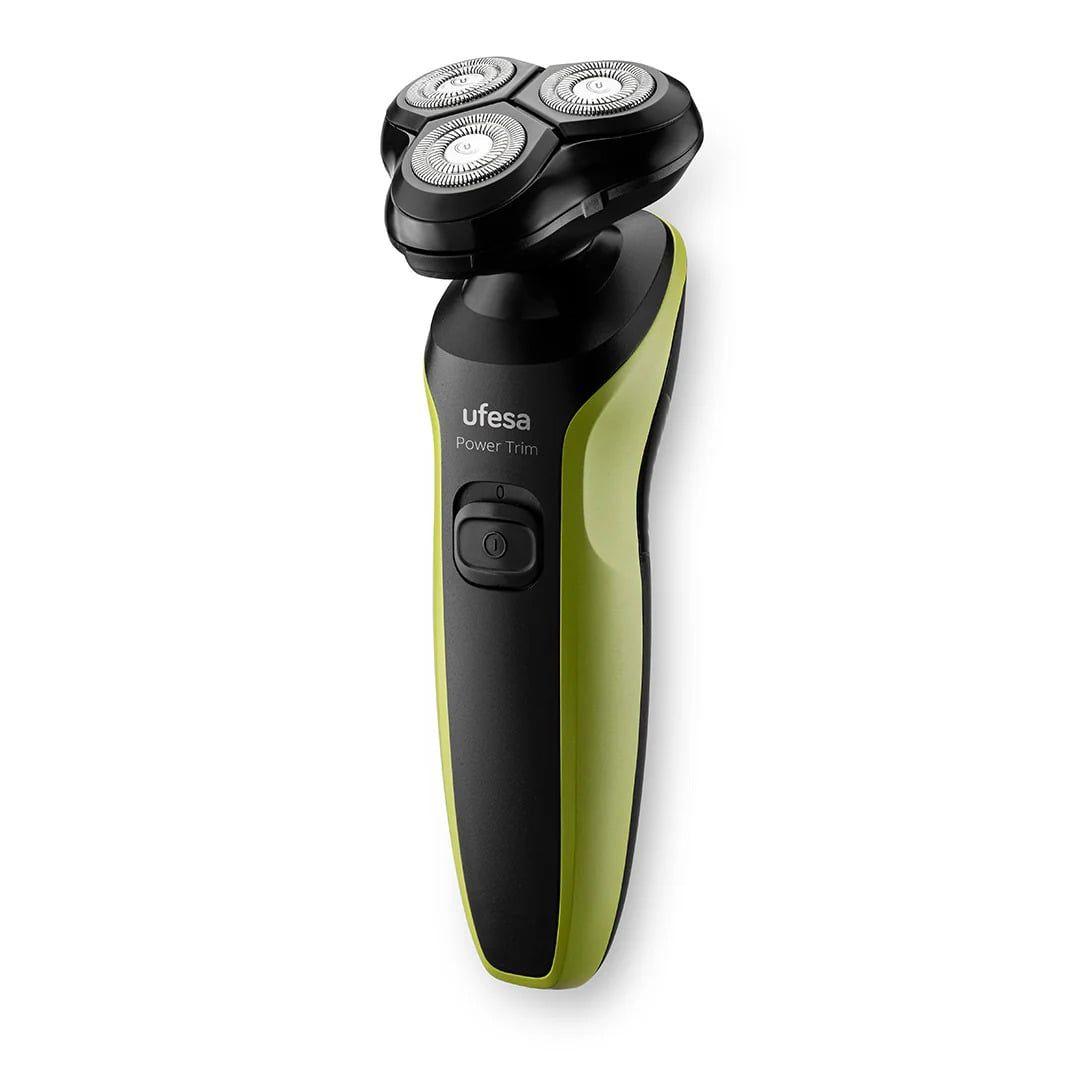 Máquina de Barbear UFESA Pivot Power Trim (3 lâminas rotativas - autonomia 50 min)