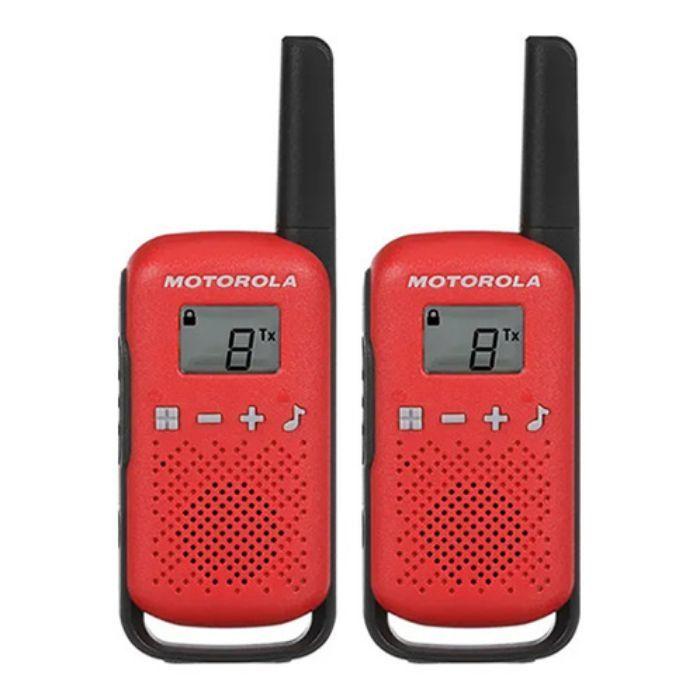 Walkie-Talkies MOTOROLA TLKR T42 Pack 2 (até 18 horas - Vermelho), miniatura 2