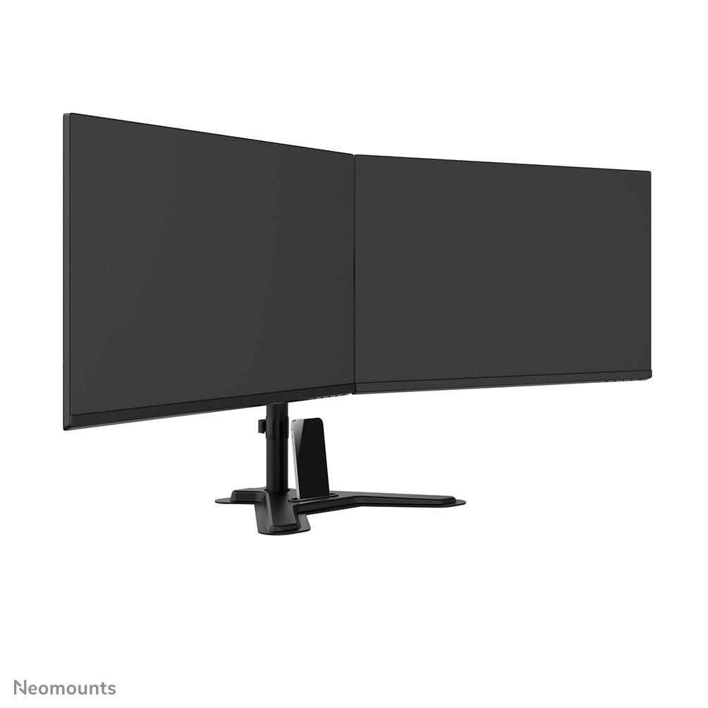 Suporte de Secretária para Dois Monitores NEOMOUNTS DS45-600BL2 (10"-32" - Preto) — miniatura 12