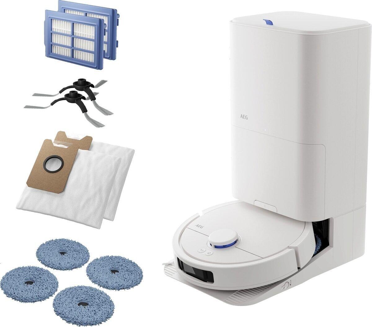 Robot Aspirador AEG AR81UW3SW (7000 Pa - LiDAR - 0,3 l - Branco)
