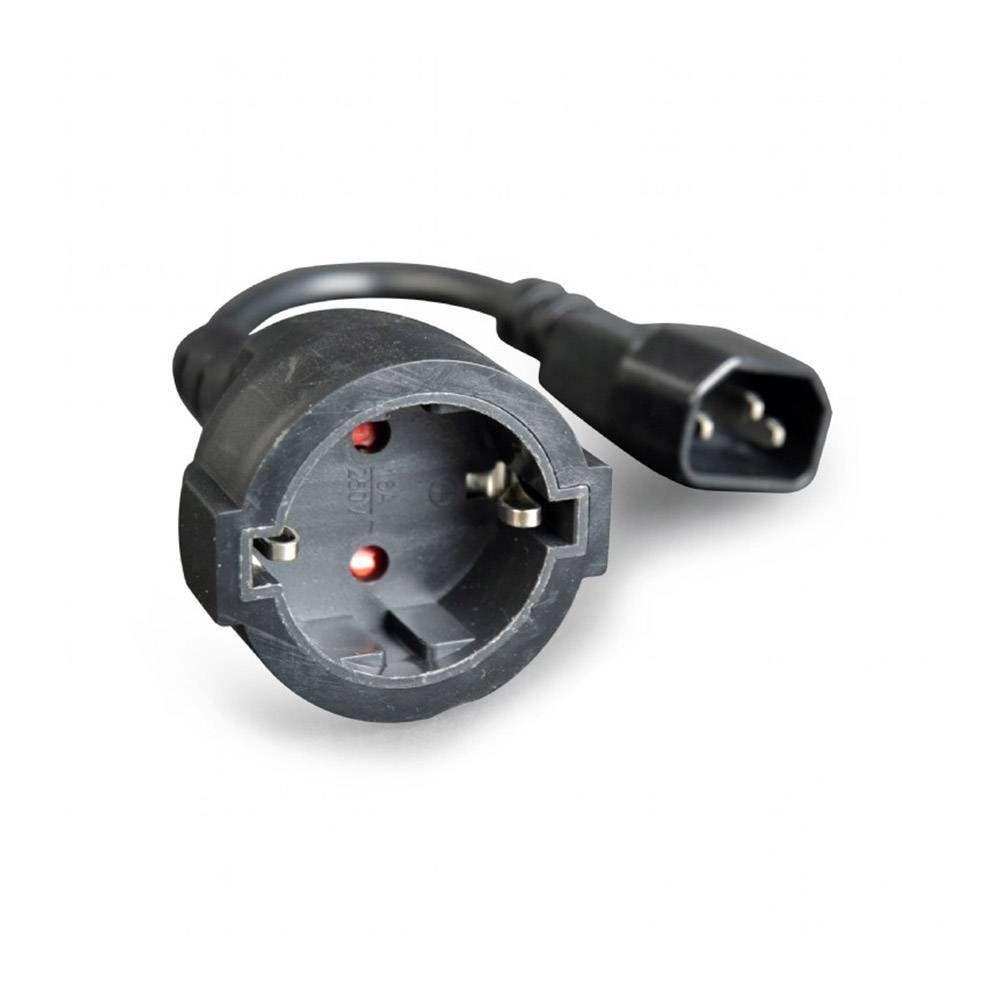 Adaptador de Alimentação GEMBIRD PC-SFC14M-01 (15 cm - Macho - Acoplador C14 - Preto) — miniatura 6