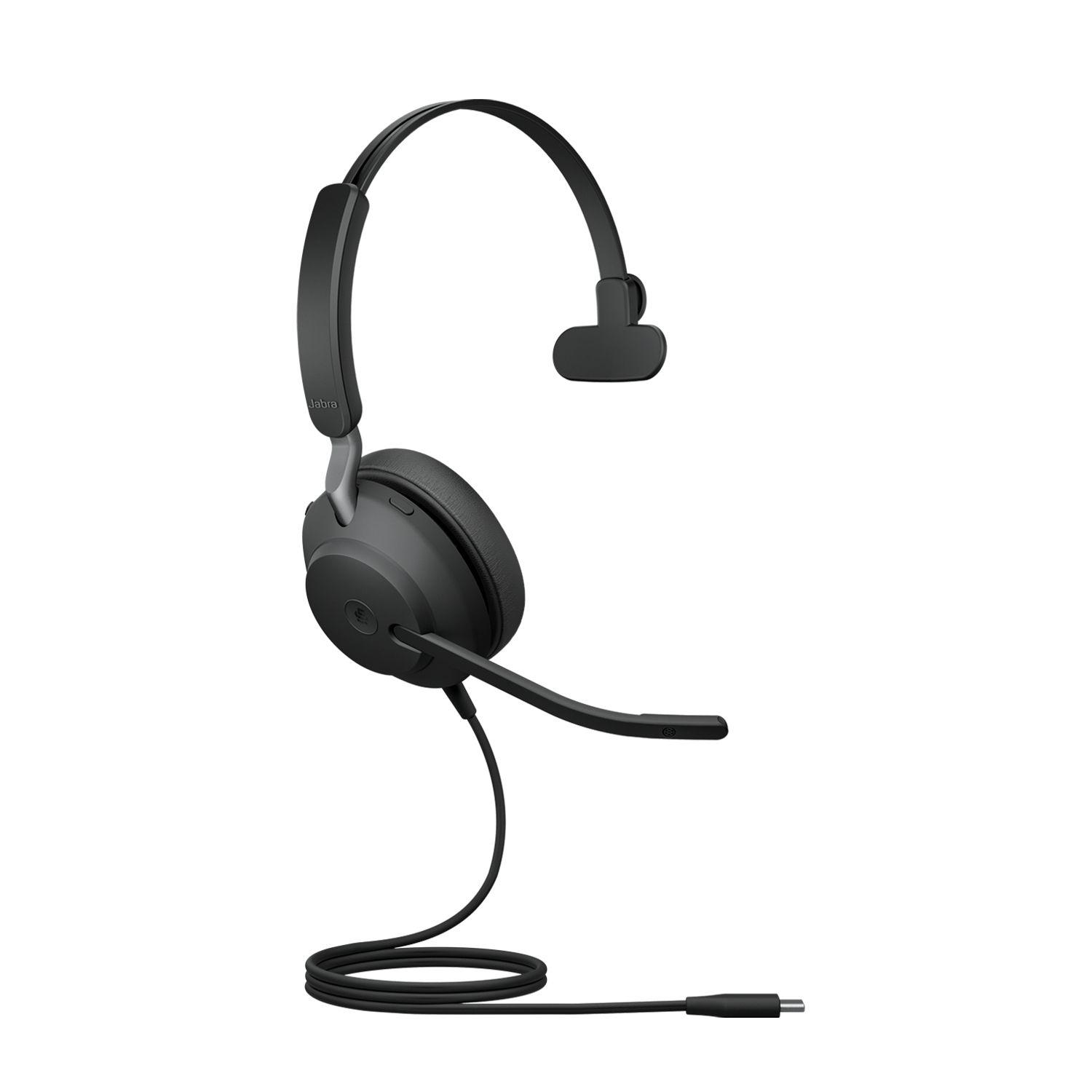Headset JABRA Evolve2 40 SE MS Mono (Monofónico - Com fios - Supra-aural - Preto), miniatura 2