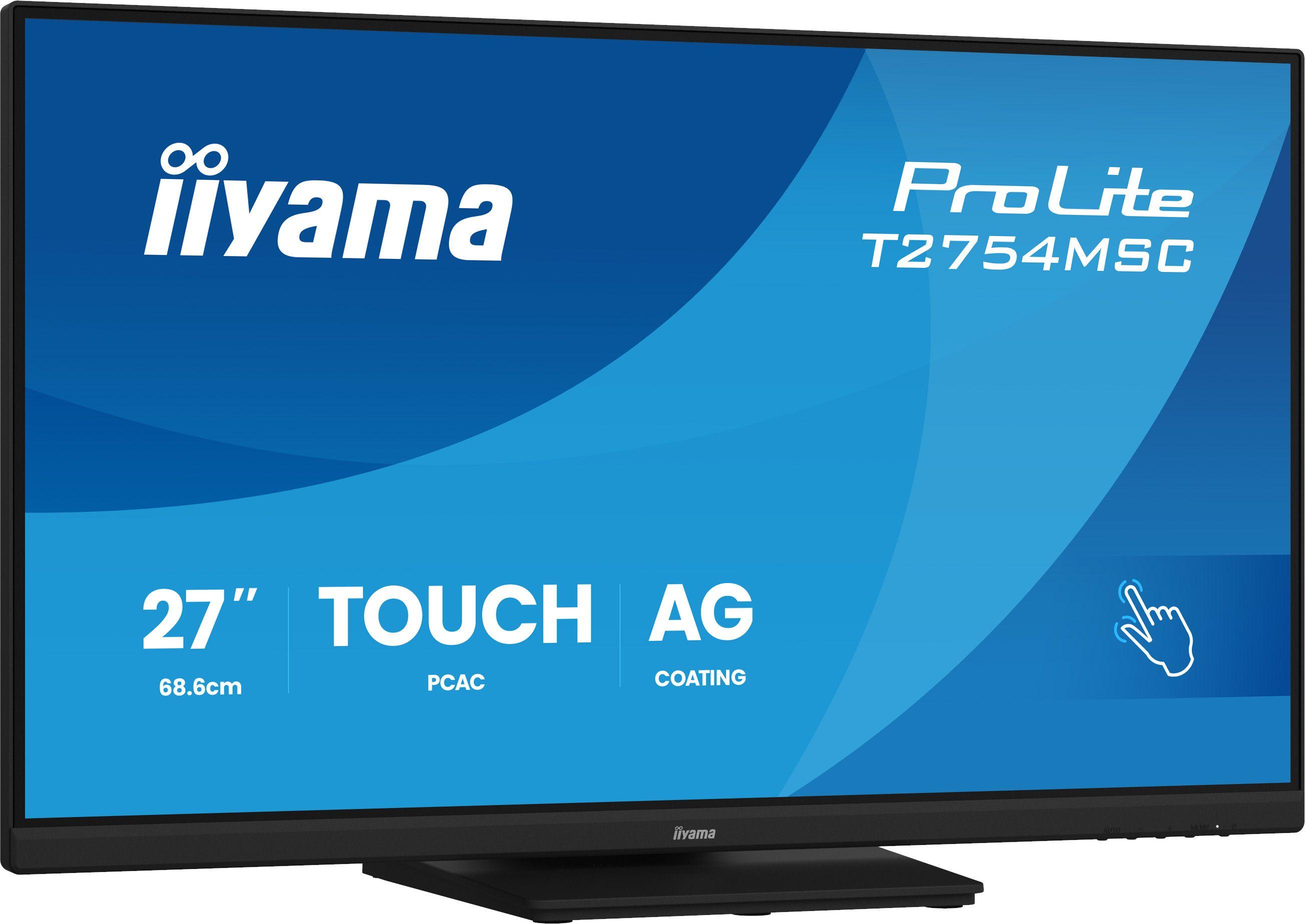 Monitor IIYAMA ProLite T2754MSC-B2AG (27" - IPS - 83 Hz - Preto) — miniatura 2