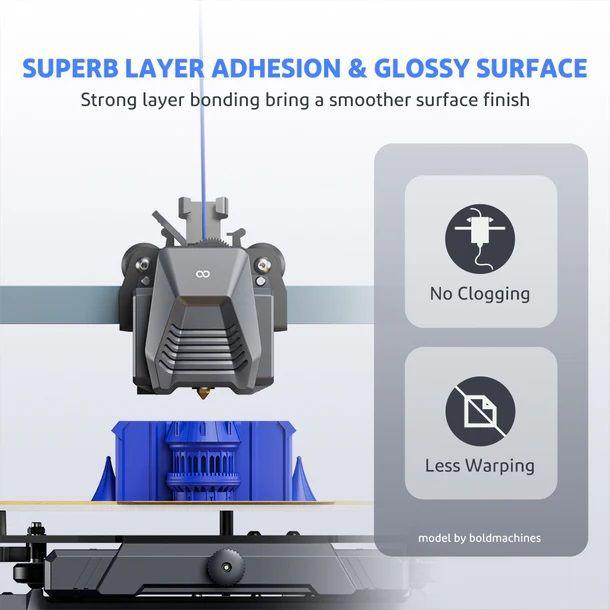 Filamento de Impressão 3D ELEGOO PLA+ 50.203.0163 (Cinzento Estelar) — miniatura 4