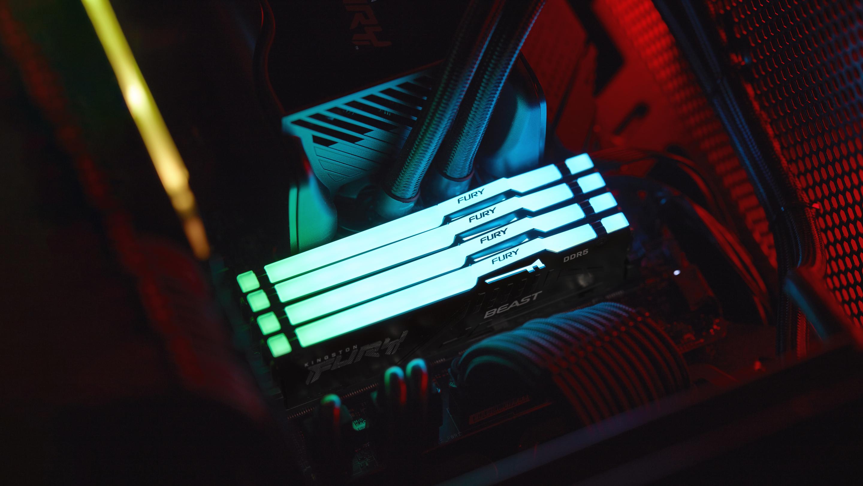 Memória RAM KINGSTON FURY Beast RGB KF560C36BBE2A-16 (6000 MHz - 16 GB - DIMM) — miniatura 13
