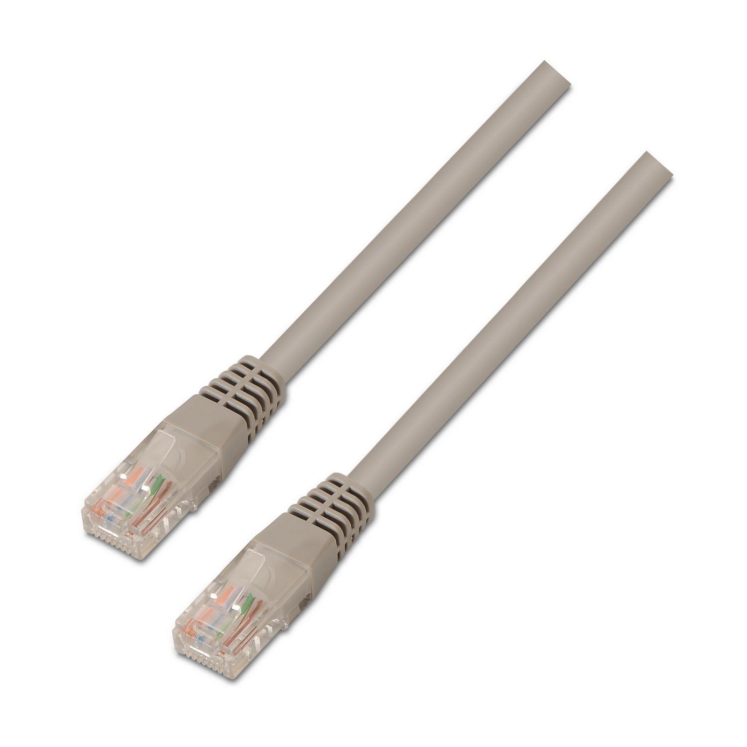 Cabo de Rede AISENS A133-0180 (3 m - Cat5e - RJ-45 - Cinzento)