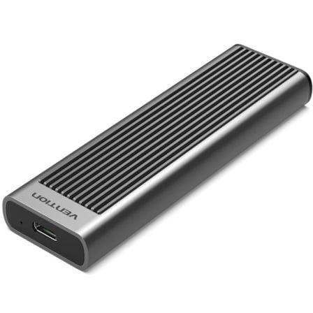 Caixa Externa SSD M.2 NVMe VENTION KPKH0 (SSD M.2 NVMe - USB 3.1 Gen 2 Tipo C - Cinzento)