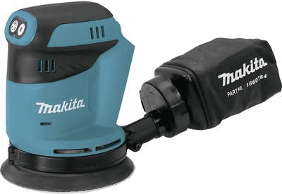 Lixadora Rotorbital MAKITA DBO180Z (18 V - Bateria - Azul/Preto)