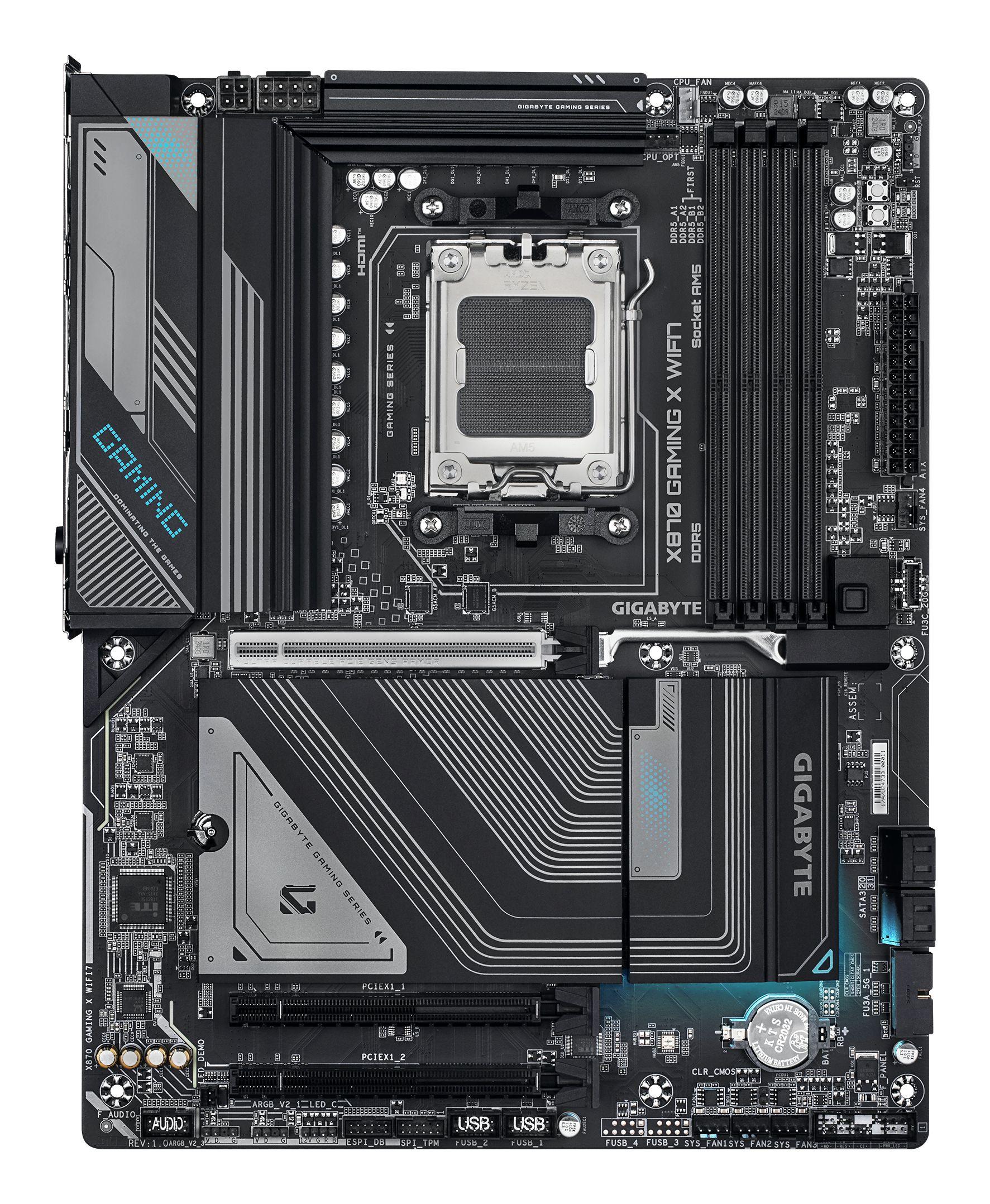 Motherboard GIGABYTE X870 GAMING X WIFI7 (AM5 - ATX - DDR5-SDRAM - Preto), miniatura 2