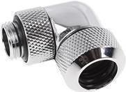 Conector de Tubo ALPHACOOL Eiszapfen 90° 1/4" para 13 mm (Cromado)